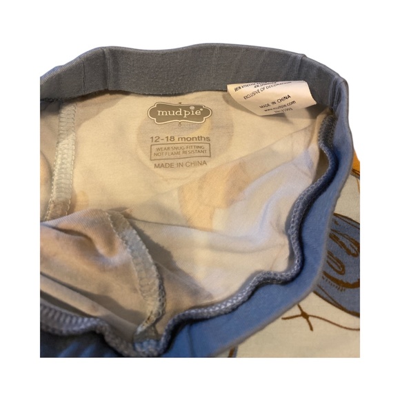 TODDLER CLOTHING, MudPie Pajamas, 12-18 months, cowboy hat pattern - Picture 7 of 7